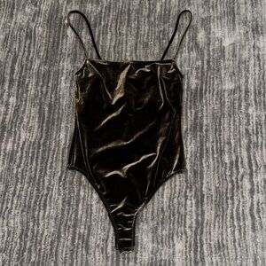 Fleur du mal velvet bodysuit